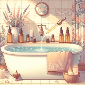 spa em casa com aromaterapia