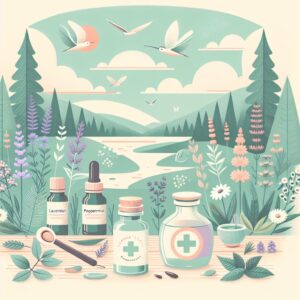 aromaterapia com plantas e flores da natureza
