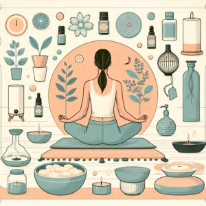 aromaterapia, meditação, prática meditativa